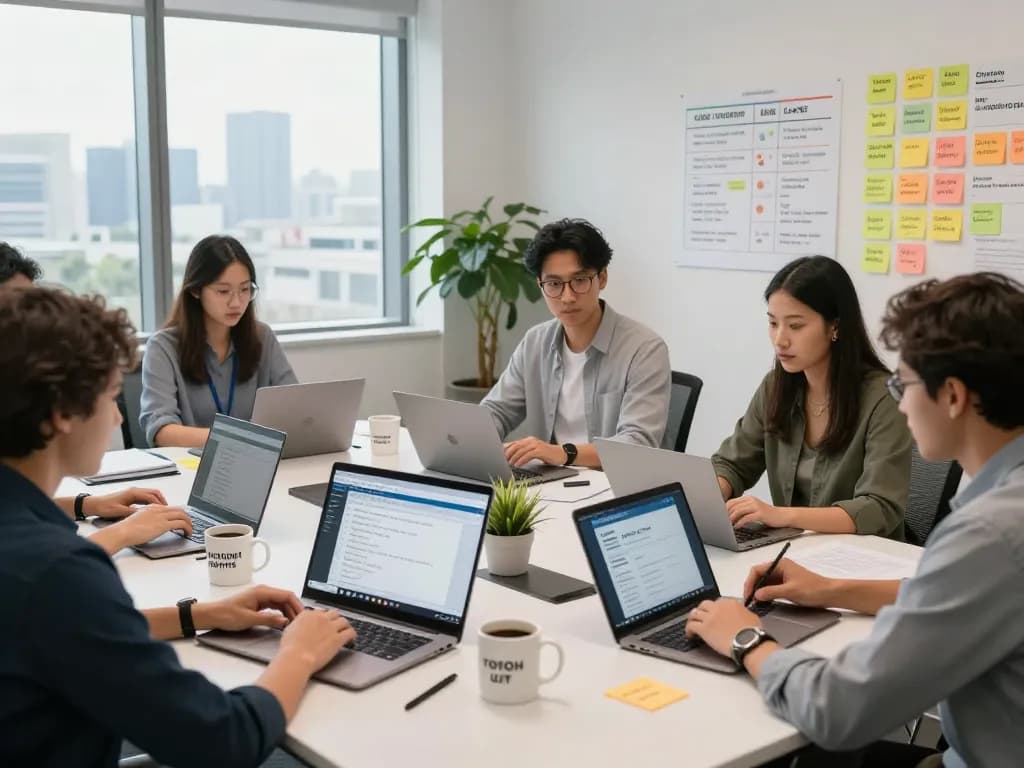 翻译办公室团队使用有道翻译下载进行多语言项目