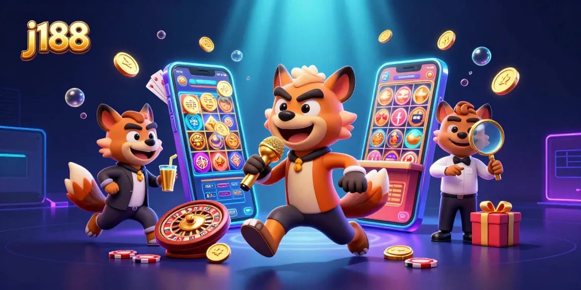 Experience thrilling actions at j188 casino with exciting games and friendly hyena staff.