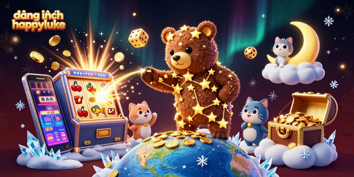 Engage in thrilling experiences as you login to happyluke, surrounded by a dazzling 3D casino adventure.