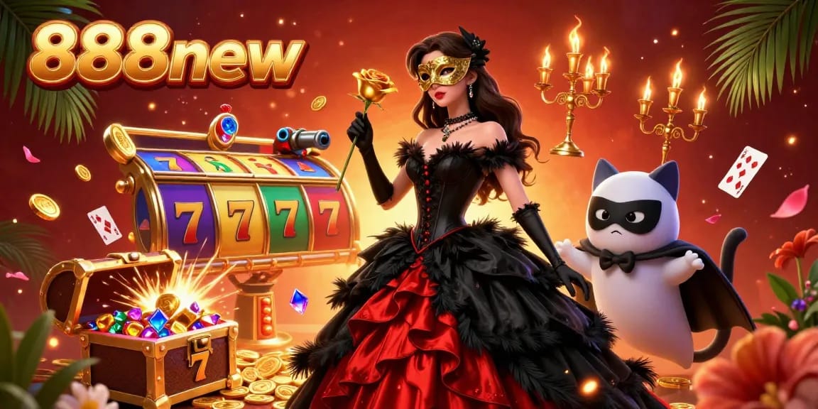 Engage in thrilling gaming action at 888new with vibrant slot elements and alluring visuals.