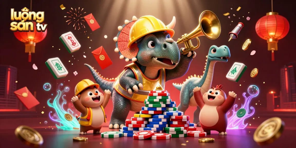Experience the excitement of lương sơn tv with vibrant casino-themed celebrations and dynamic visuals.