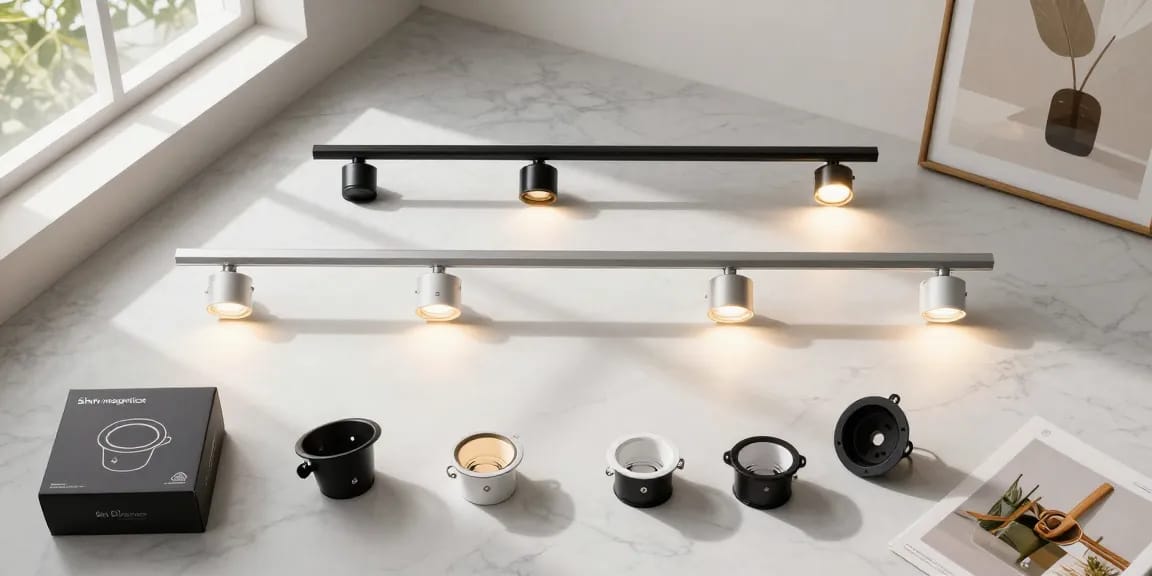 Sina magnetica options displayed online for e-commerce shoppers seeking quality track lighting solutions and product reviews.