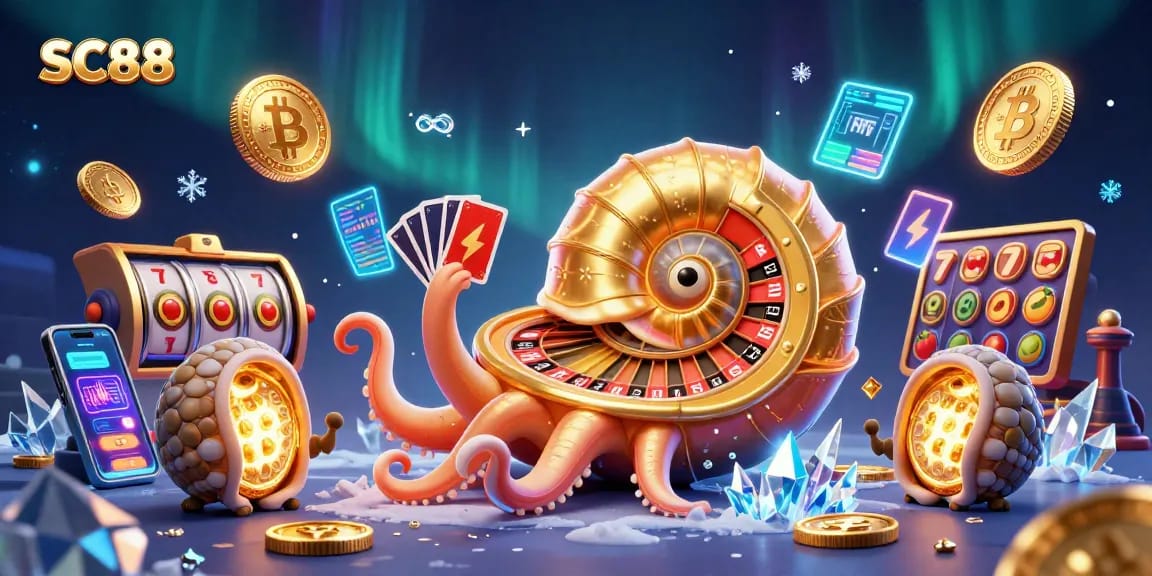 Experience thrilling gameplay at SC88 with interactive slot games featuring vibrant characters and dynamic casino elements.