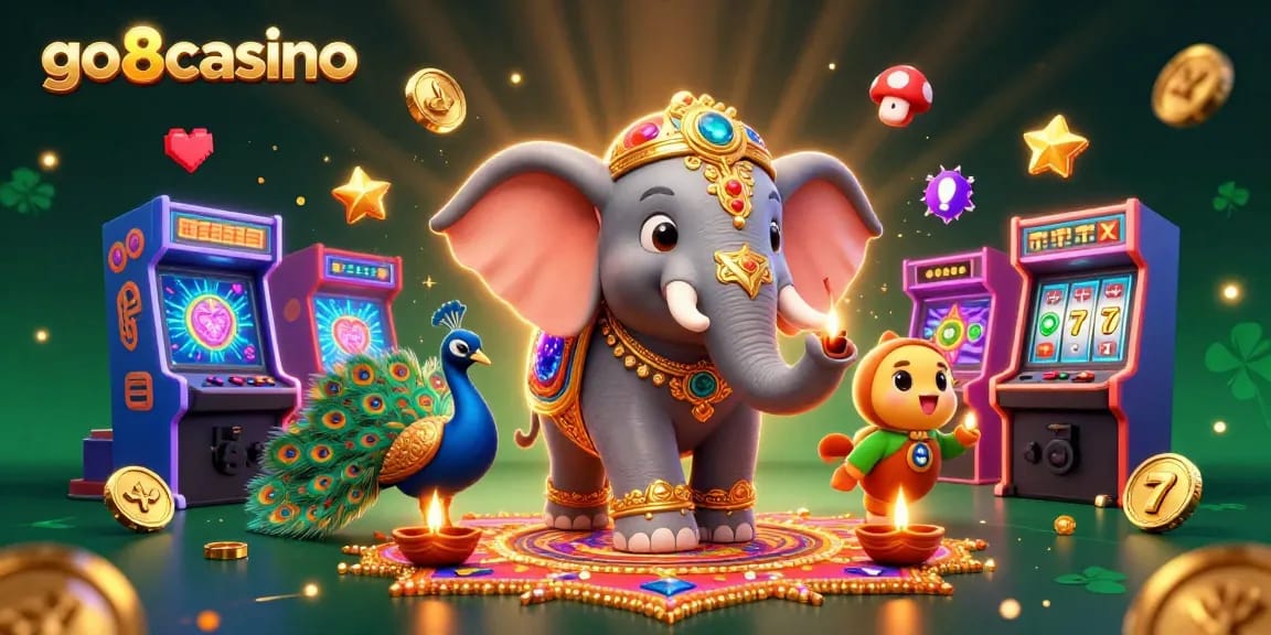 Experience the joy of winning at go8casino with vibrant gaming excitement and colorful visuals.