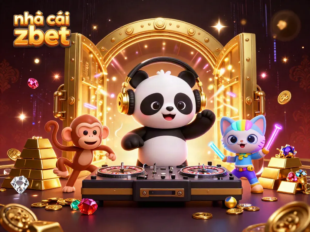 Experience the excitement of nhà cái zbet with a vibrant casino scene featuring DJs and treasures.