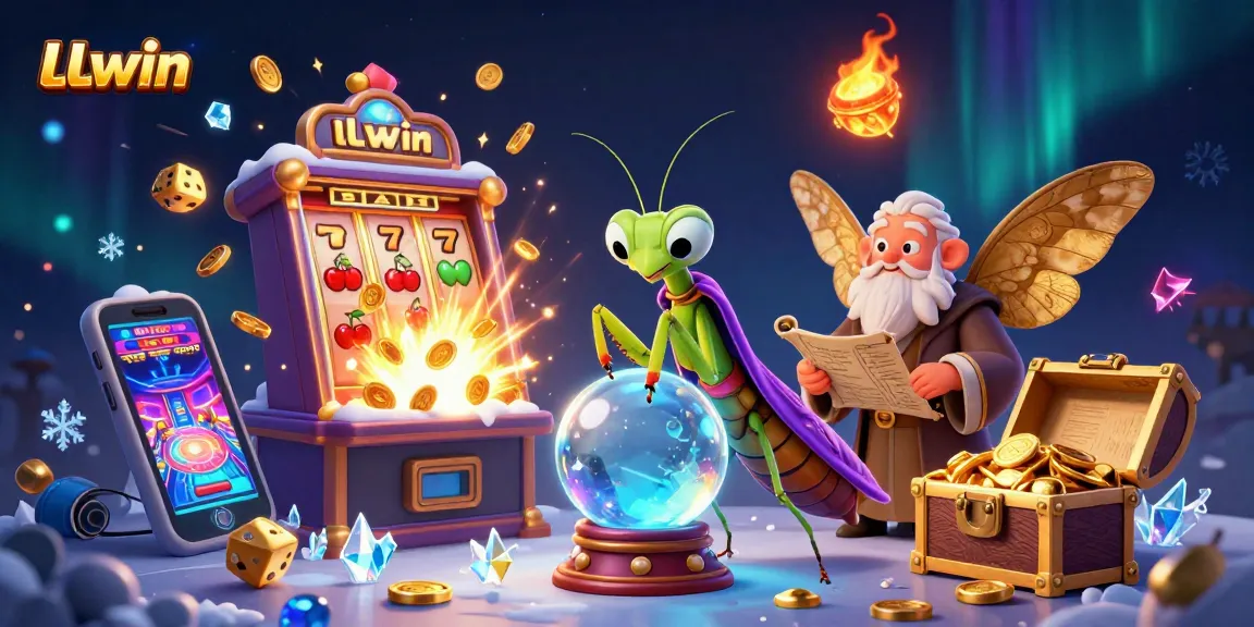 Experience the excitement of LLwin with this vibrant 3D illustration capturing a jackpot explosion.
