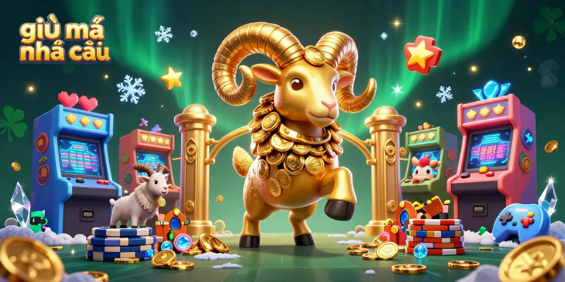 Experience the thrill of giải mã nhà cái with this vibrant 3D casino illustration featuring game elements and characters.