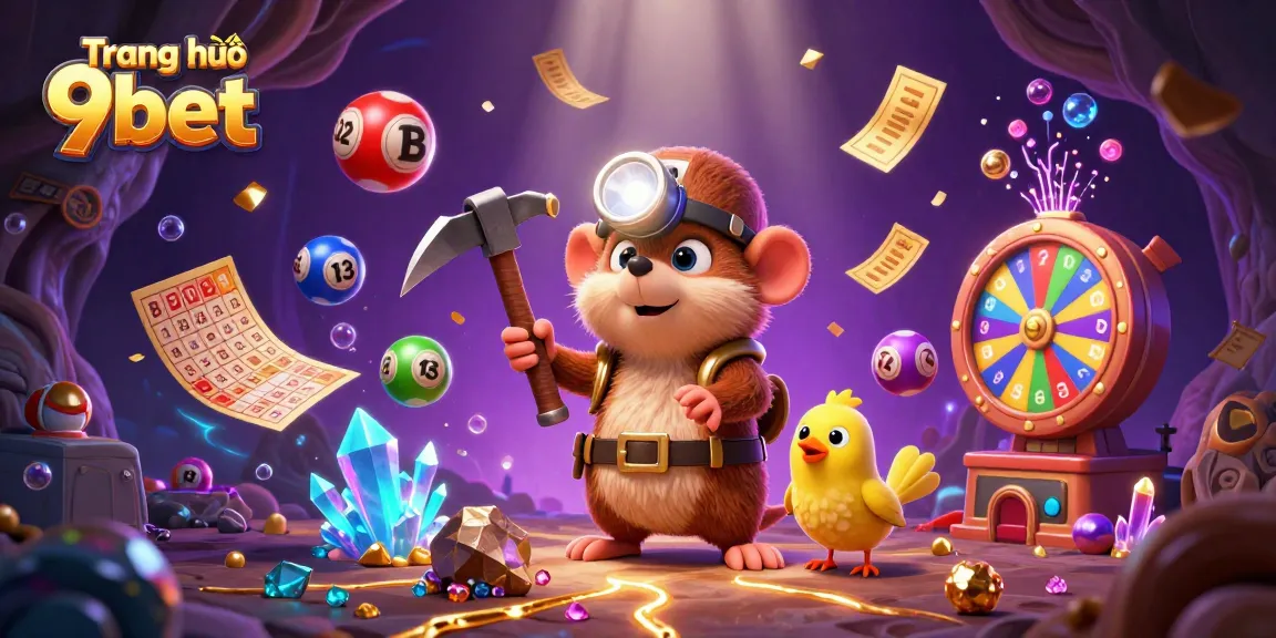 Engage with the excitement of Trang chủ 9bet as a cartoon mole uncovers treasures in a vibrant mining scene.