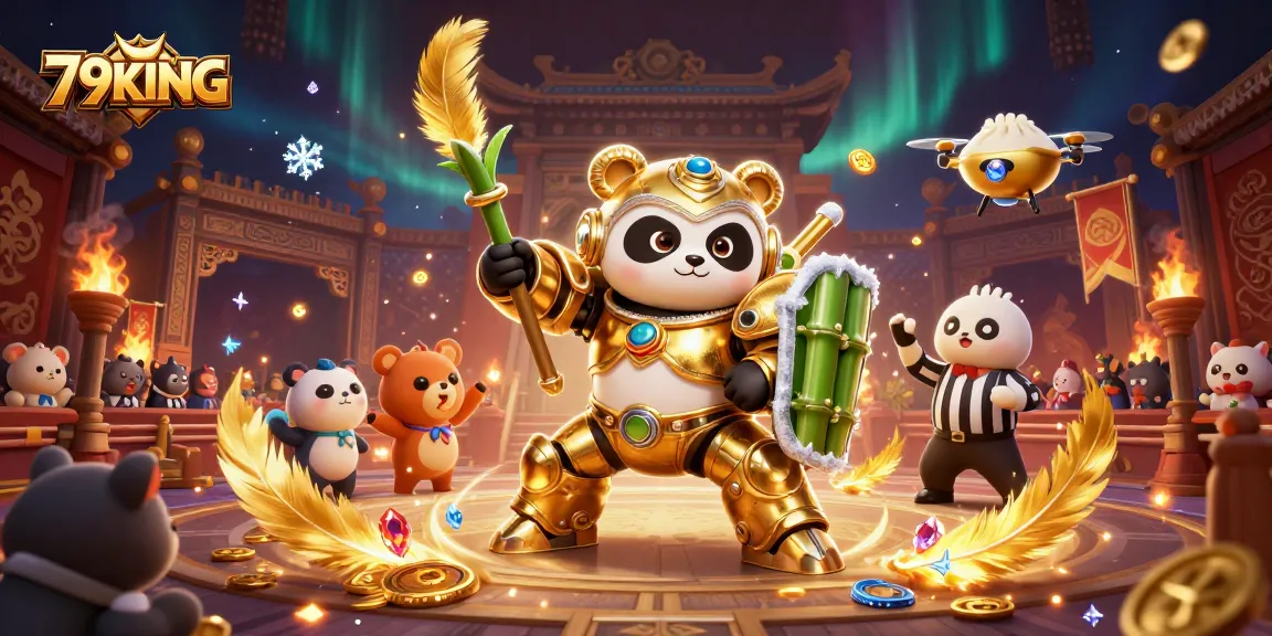 Experience thrilling gameplay with 79KING where golden pandas and exciting betting collide.