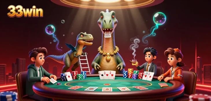 Experience thrilling gameplay at 33win with engaging poker, vibrant characters, and dynamic game elements.