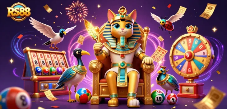 Experience thrilling gaming at RS88 with vibrant slots and dynamic lottery elements.